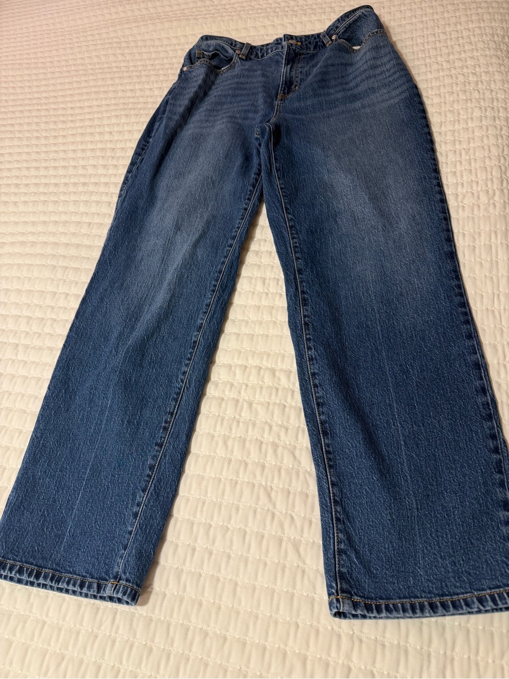 Talbots Size 10 High Waist Relaxed Wide Leg Jeans